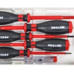 PROLINE σετ κατσαβίδια ηλεκτρολόγου 10510, με μόνωση 1000V, 6τμχ