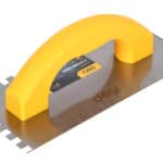 DELI σπάτουλα πλακιδίων DL509310 με πλαστική λαβή, οδοντωτή, χάλυβας άνθρακα, 230x100mm