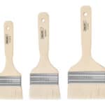 DELI σετ πινέλα βαφής DL528101 με φυσικές τρίχες, ξύλινη λαβή, 50/75/100mm, 3τμχ