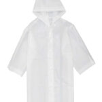 DELI αδιάβροχη καμπαρντίνα DL553010 για ενήλικες, 65x110cm, λευκή