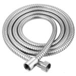 BRUNO σπιράλ ντους BRN-0244, ανοξείδωτο ατσάλι, 1.5m, ασημί