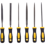 DELI σετ λίμες DL75108 με αντιολισθητική λαβή, μετάλλου, 160mm, 6τμχ